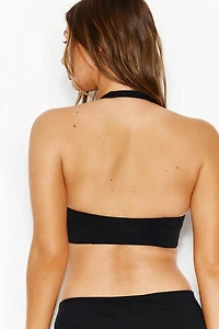 Active Plunge Halter Bra