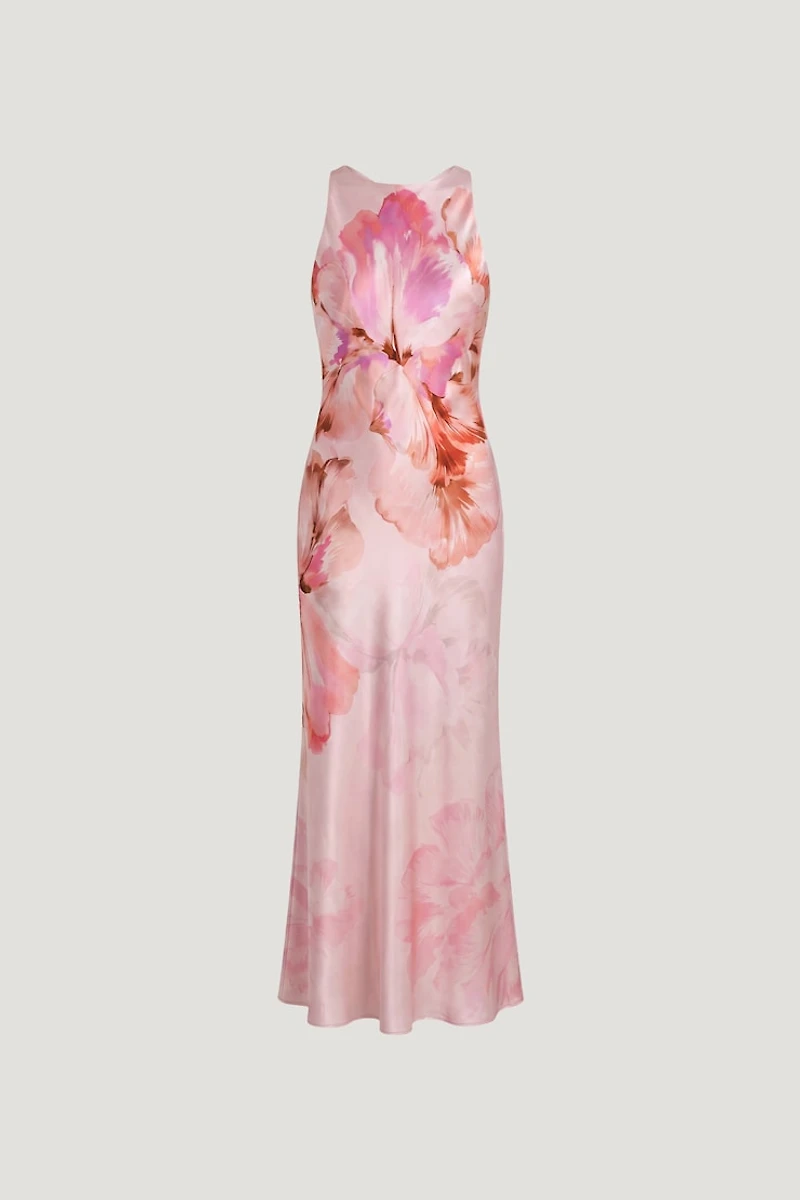 Andy Satin Maxi Dress