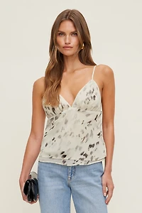 Plunge Babydoll Tank Top