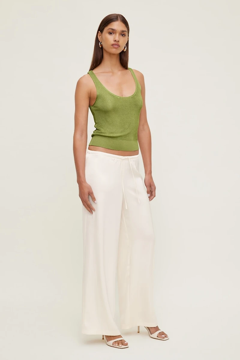 High Shine Sweater Tank Top