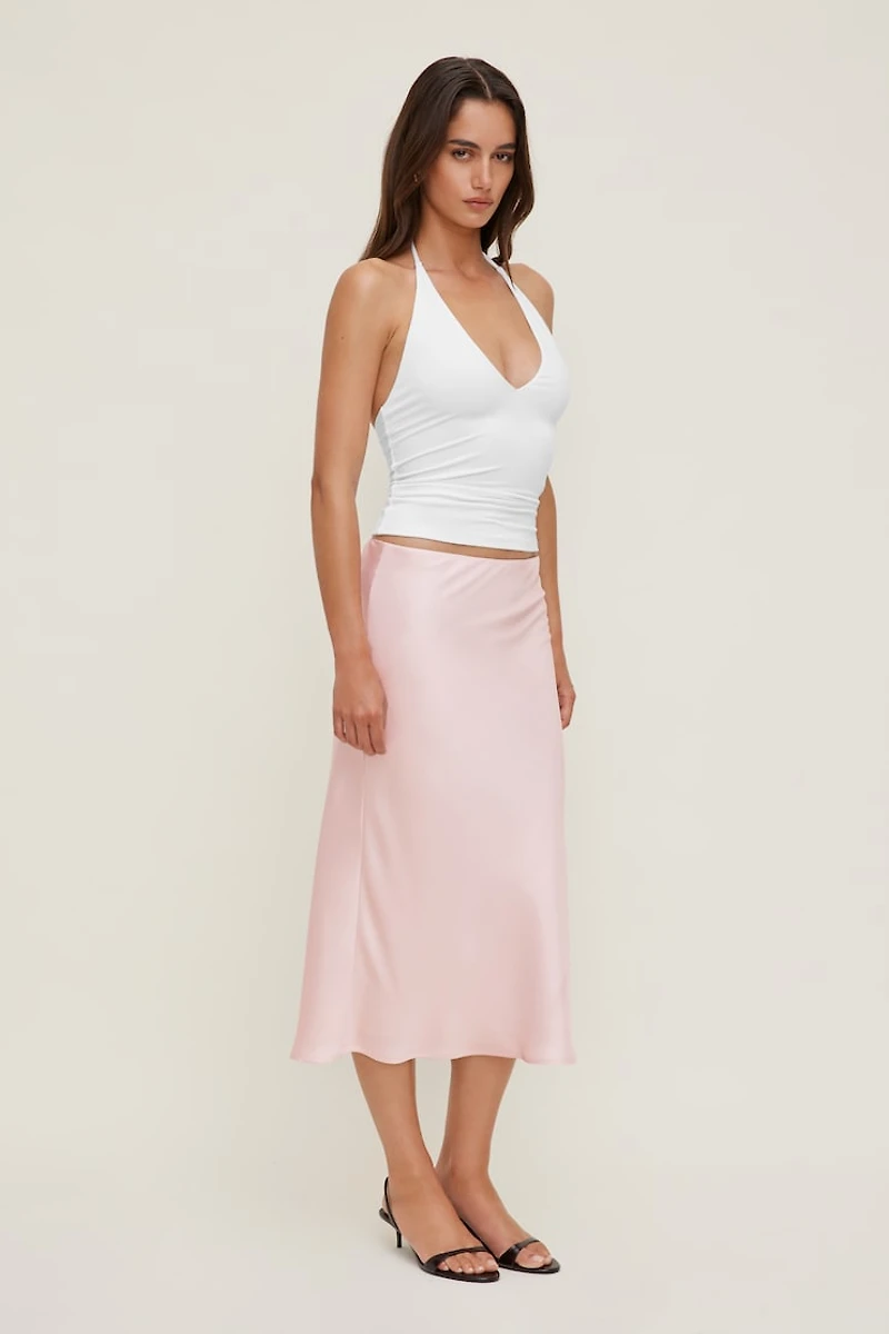 Sculpt Plunge Halter Top