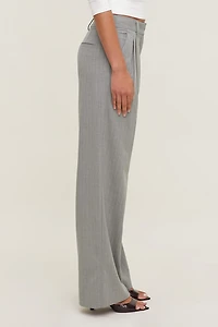 Alex Pinstripe Wide Leg Pants