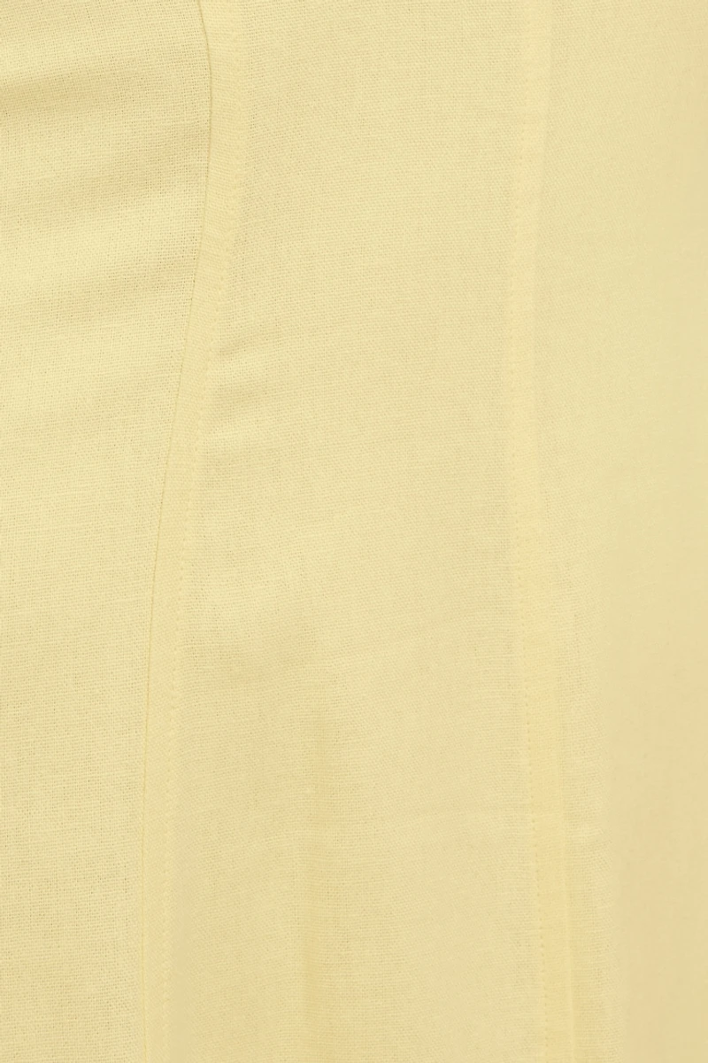 Belle Linen Midi Dress