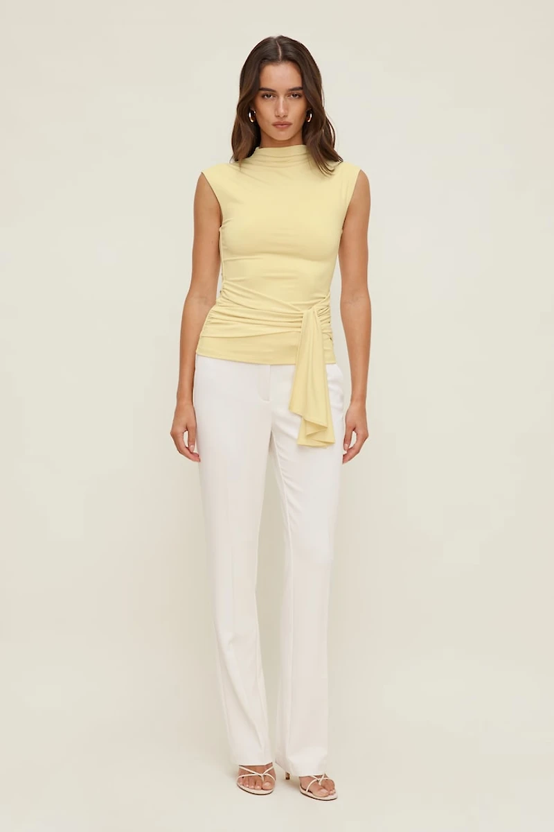 Sculpt Draped Scarf Top