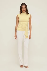 Sculpt Draped Scarf Top