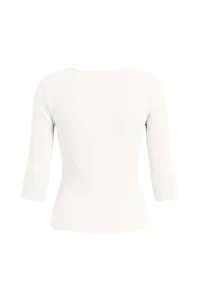 Plunge 3/4 Sleeve Top