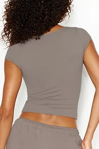 T-shirt croisé Sleek