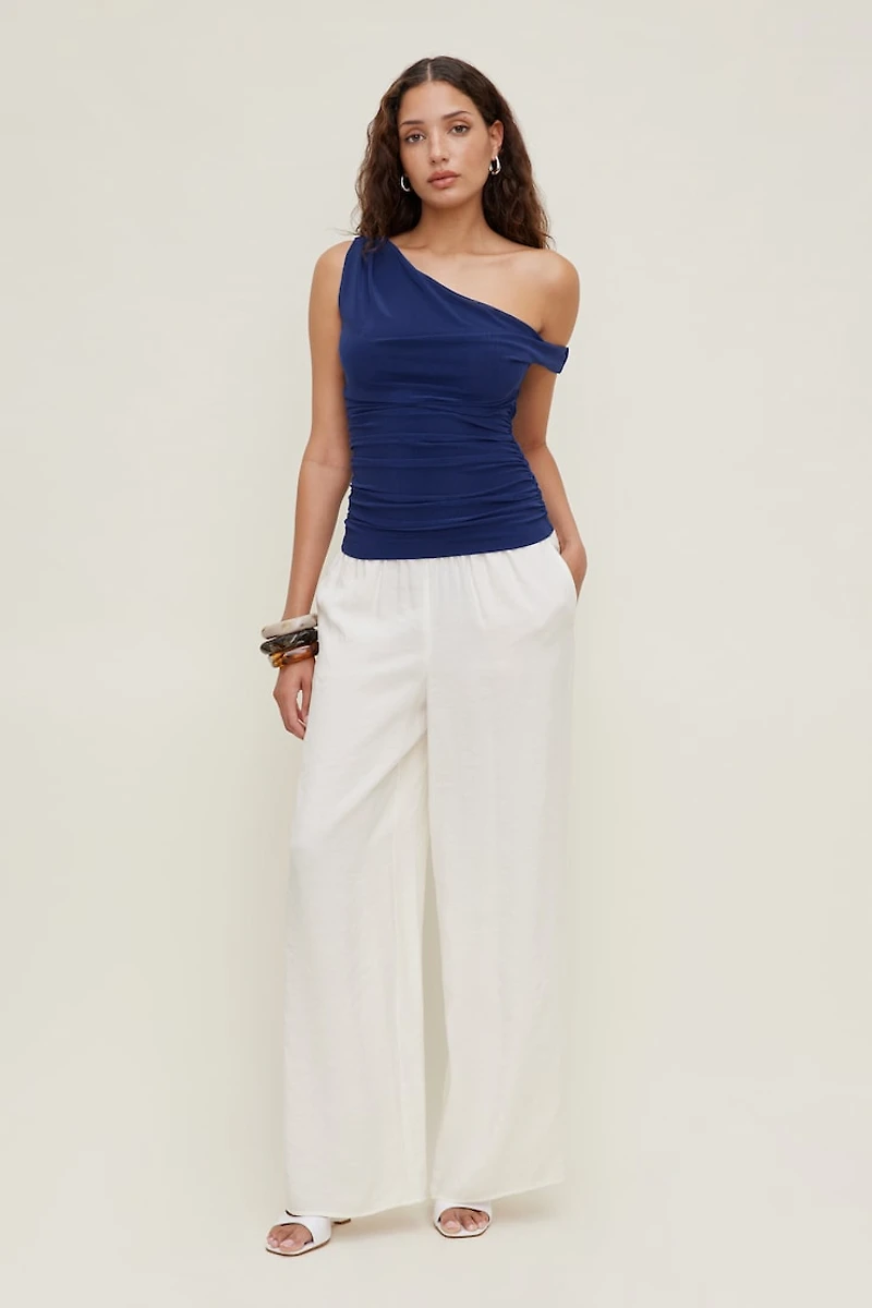 Off Shoulder Mesh Top