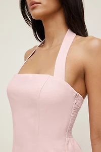 Alaya Linen Mini Dress