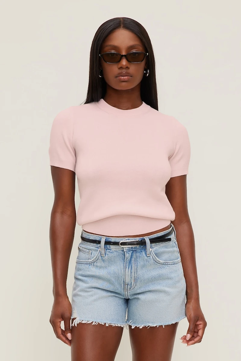 Clara Short Sleeve Sweater