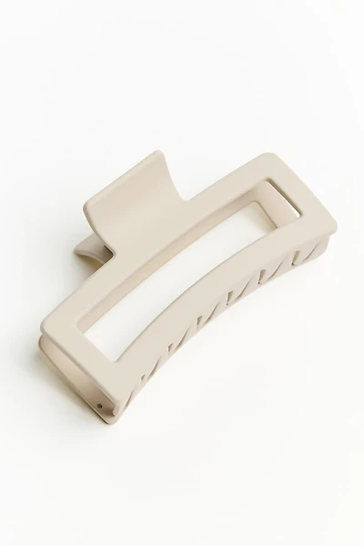 Grosse pince à cheveux rectangulaire