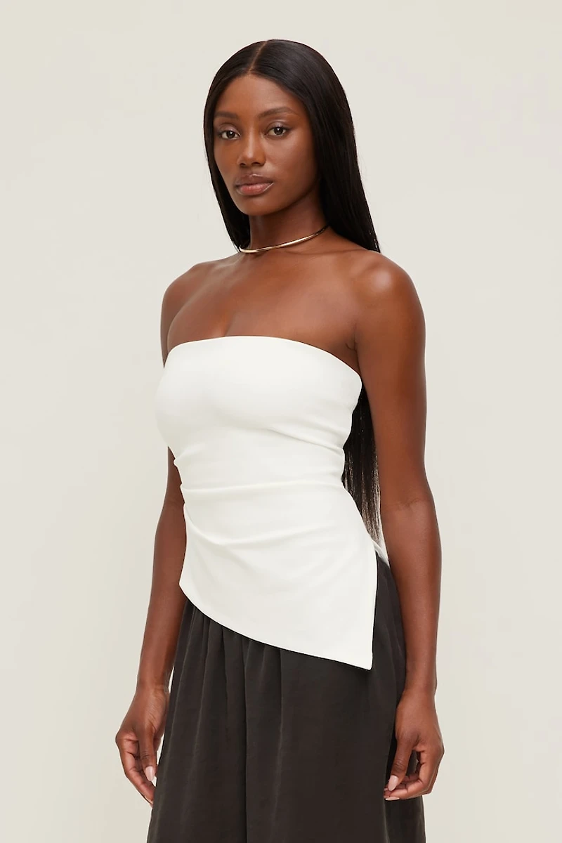 Slit Ponte Tube Top