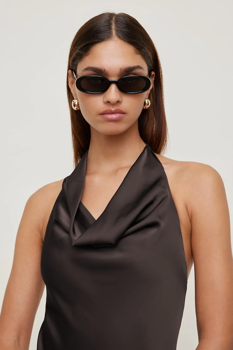 LE SPECS | Outta Love Oval Sunglasses