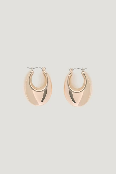 Elongated Chunky Drop Earrings