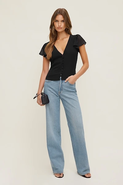 Heidi High Rise Wide Leg Jeans