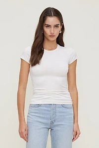 T-shirt à col rond Rumi