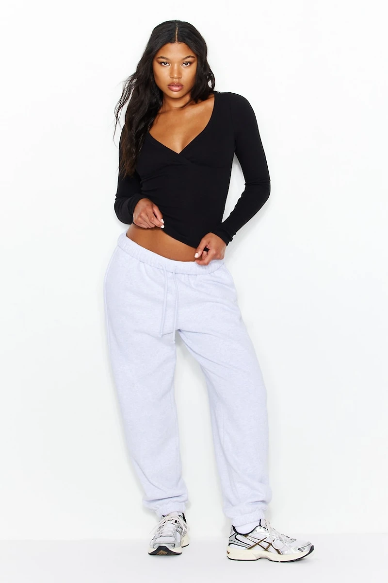SnatchRib Crossover Longsleeve Top