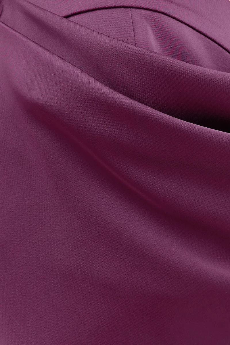 Bustier Satin Maxi Dress