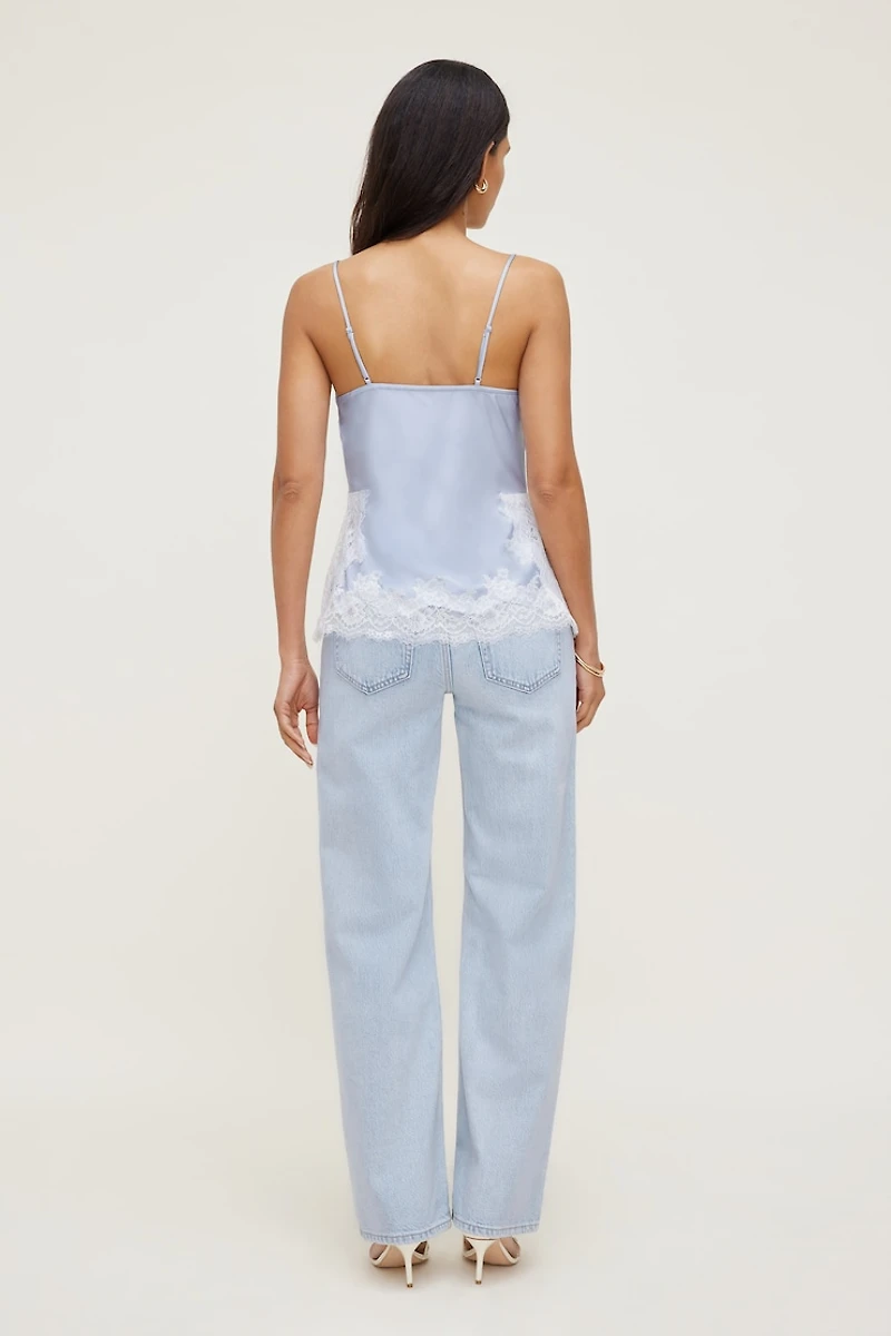 Madi Lace Satin Cami Top