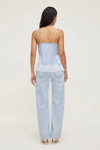 Madi Lace Satin Cami Top