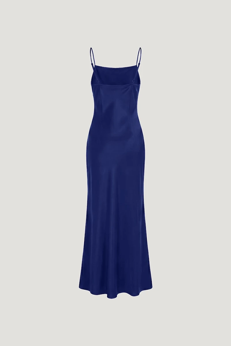Lucia Satin Maxi Slip Dress