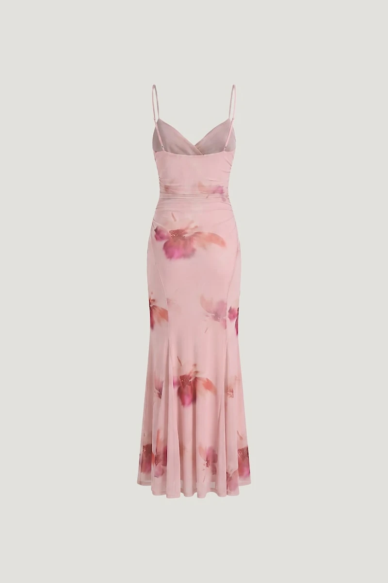 Delphi Mesh Maxi Dress