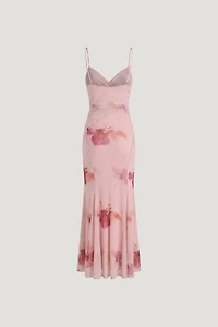 Delphi Mesh Maxi Dress