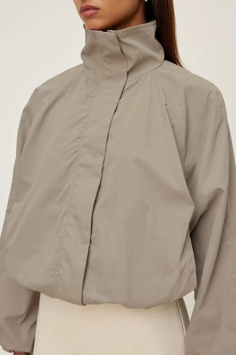High Neck Wind Anorak