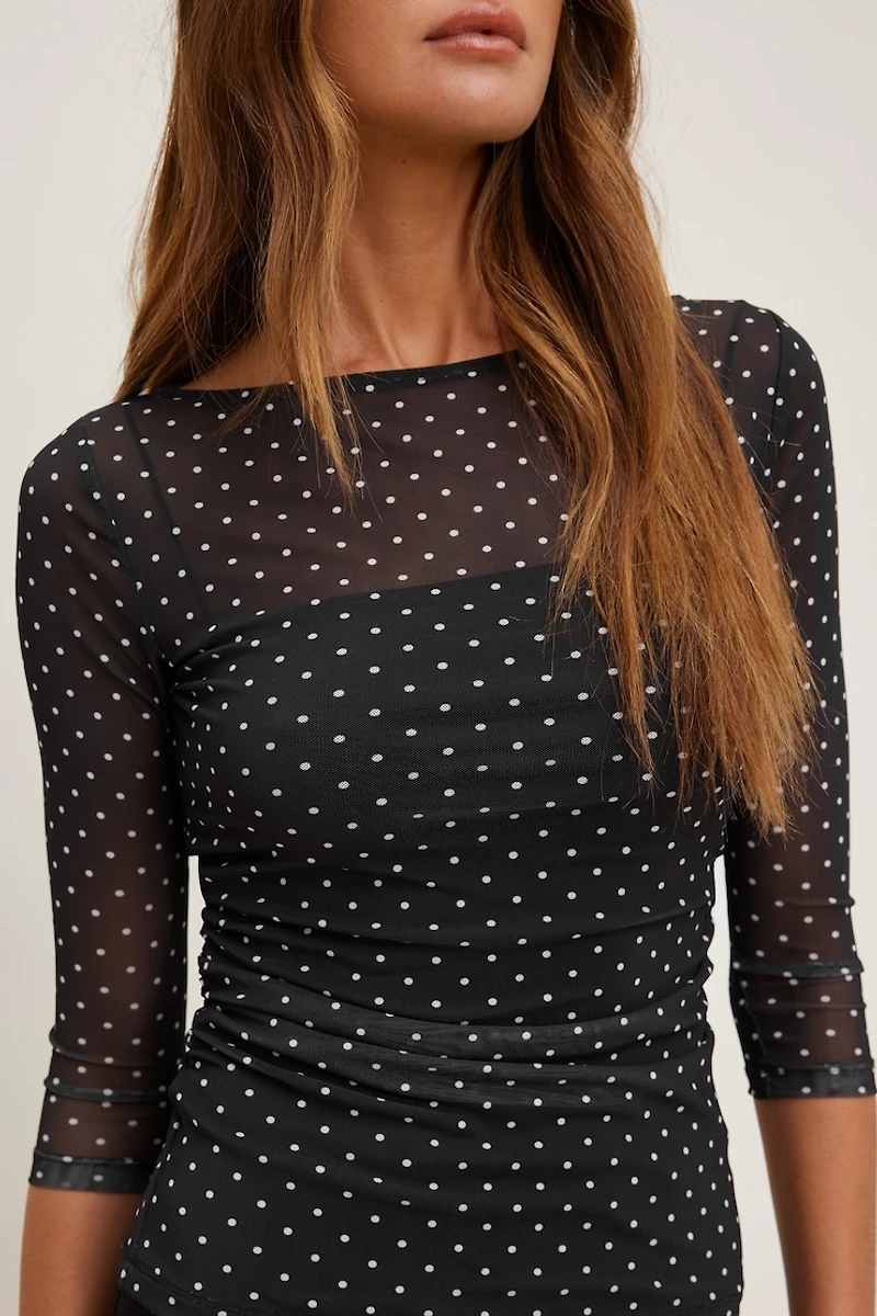 Maude Mesh Top