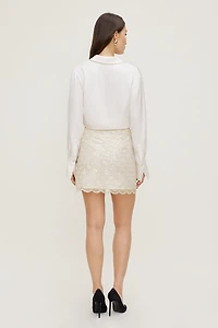 Kylie Sequin Mini Skirt