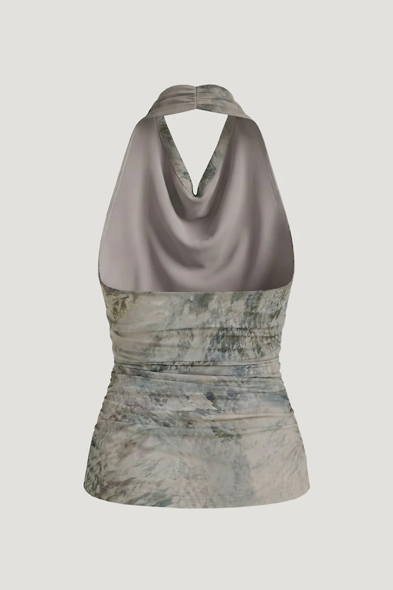 Bry Mesh Halter Top