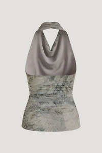 Bry Mesh Halter Top