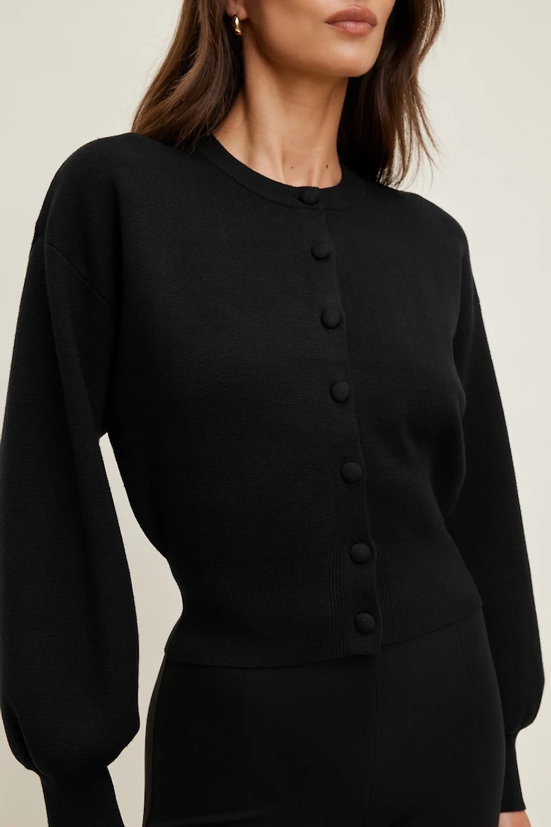 Ellie Balloon Sleeve Cardigan