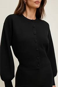 Ellie Balloon Sleeve Cardigan
