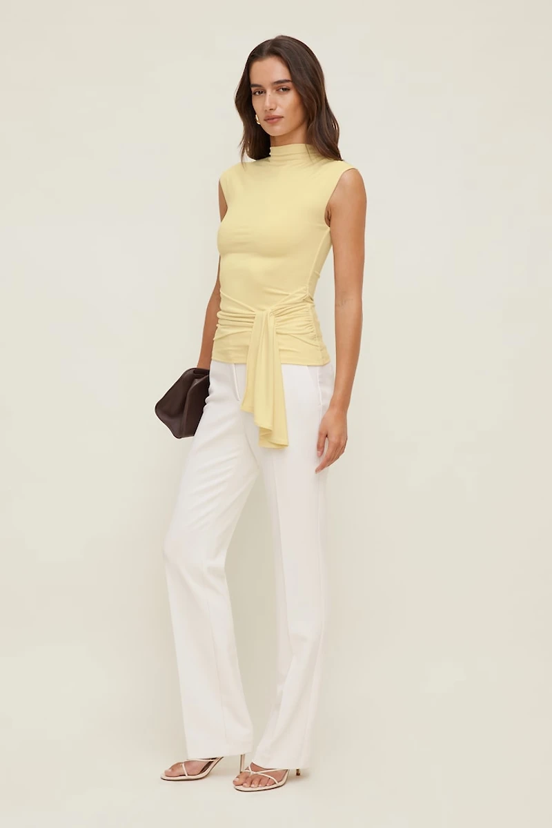 Sculpt Draped Scarf Top