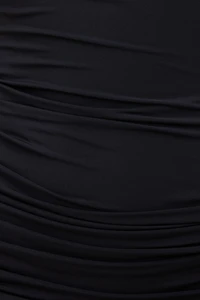 Robe maxi sculptante à fente