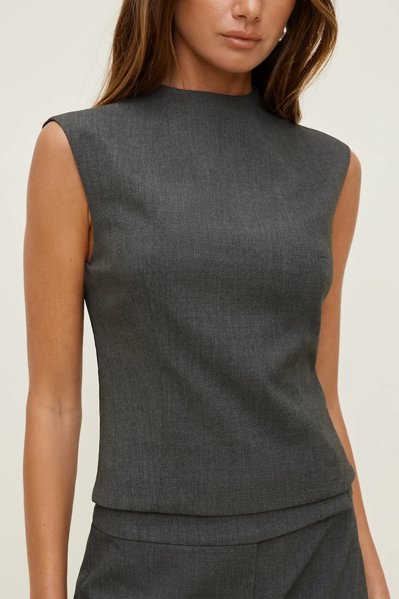 Mock Neck Top