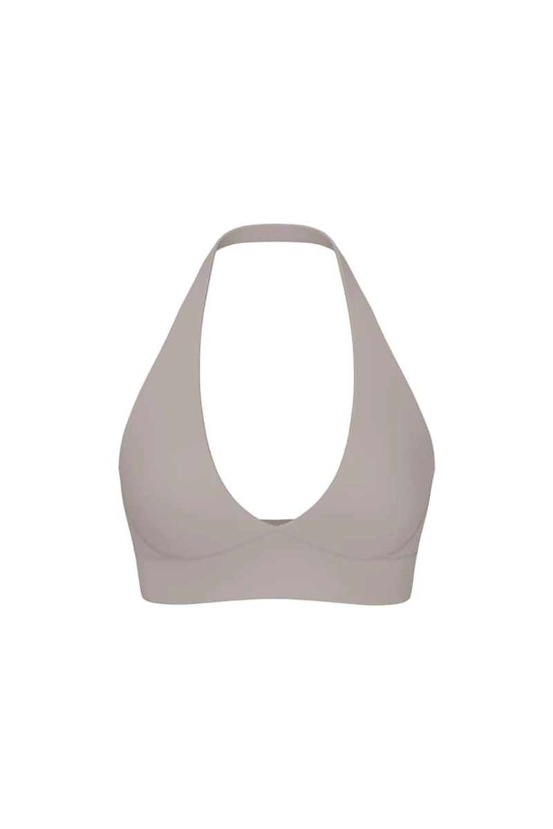 Active Plunge Halter Bra