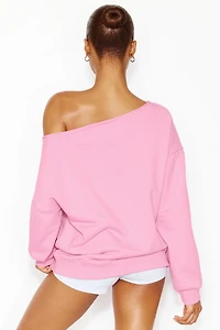 Sweatshirt SoftTerry™ à épaules dégagées