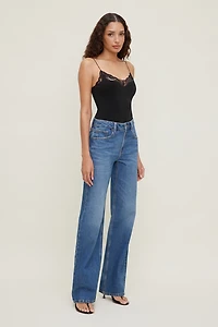 Sculpt Lace Trim Bodysuit