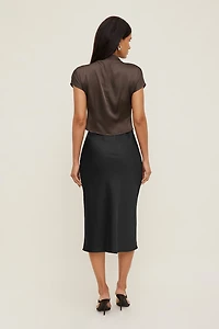 Ella Layered Satin Blouse