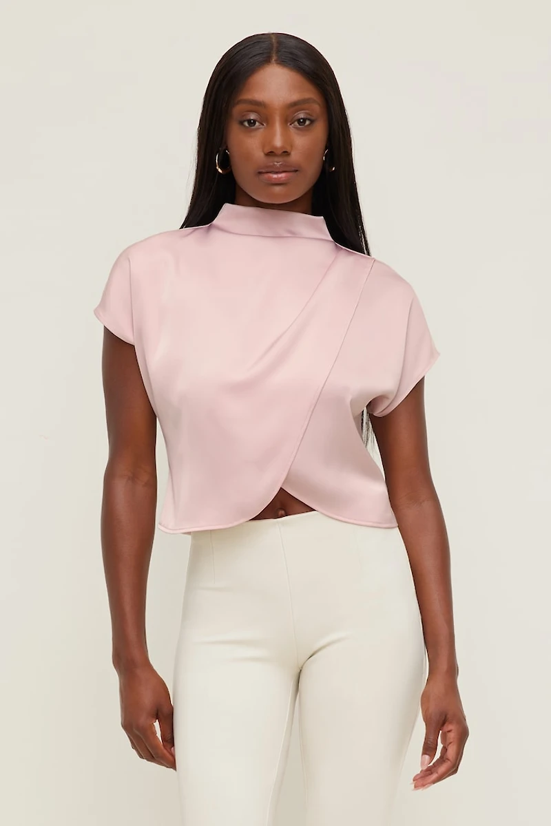 Ella Layered Satin Blouse
