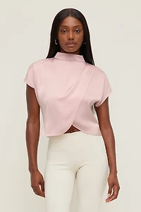Ella Layered Satin Blouse