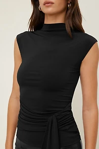 Sculpt Draped Scarf Top