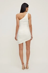 Sculpt Ruched Mini Dress