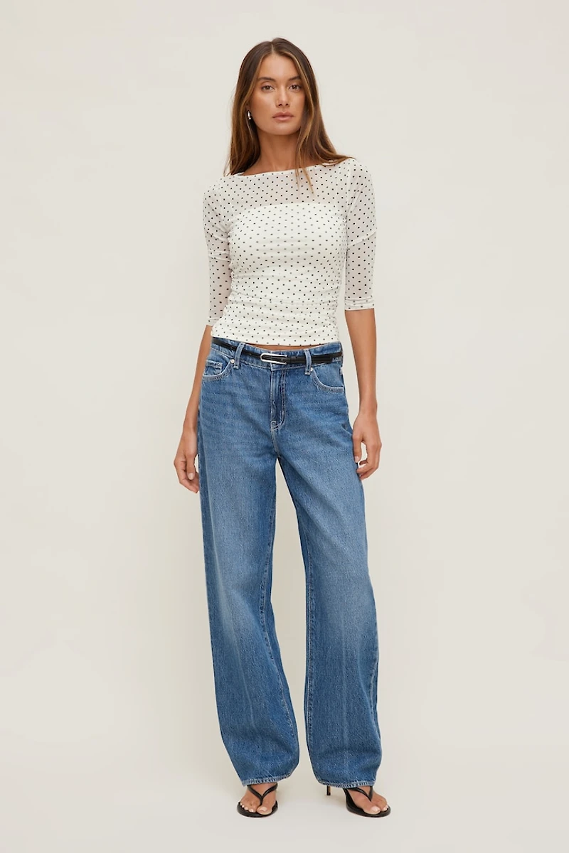 Maude Mesh Top