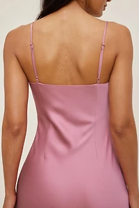 Aubrey Satin Maxi Dress