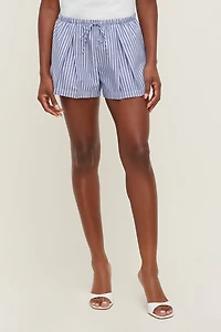 Cotton High Rise Shorts