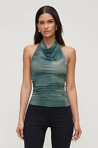 Bry Mesh Halter Top