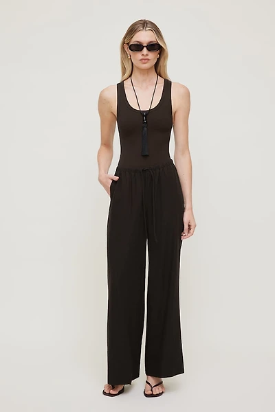 Leo Linen Wide Leg Pants